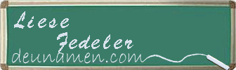 Liese Fedeler Visitenkarte